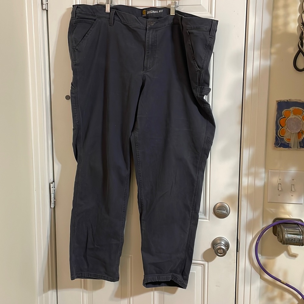 Navy Carhart work pants women’s class
